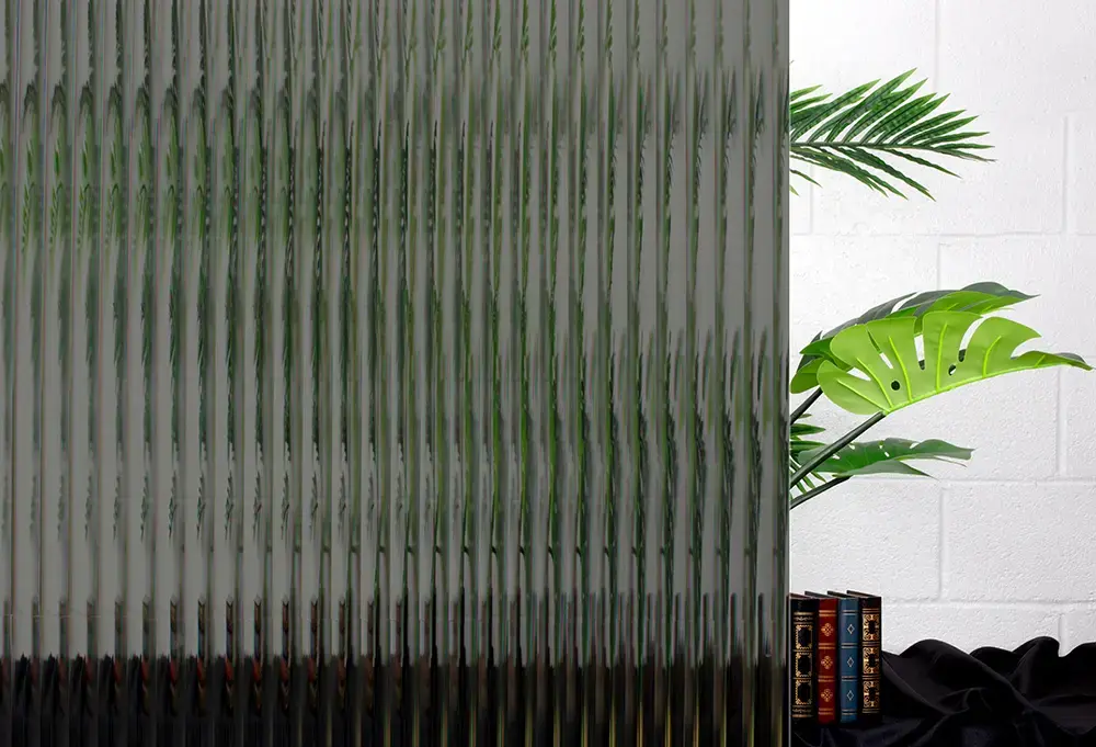 SX-1235 Reeded Glass Twilight Black